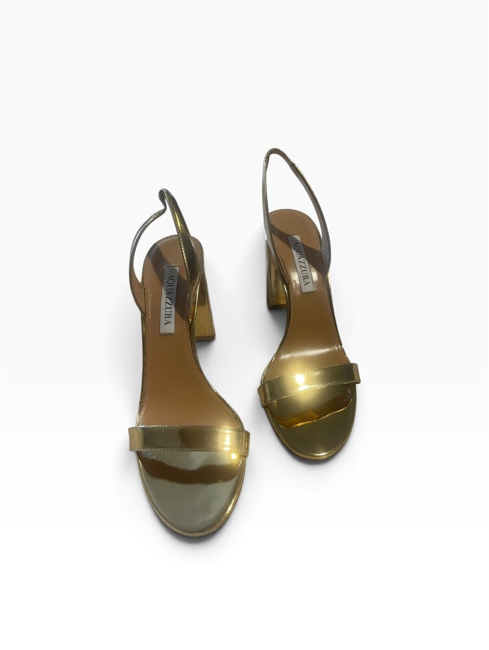 Aquazzura So Nude Block Sandal 105 - Picture 3 of 7